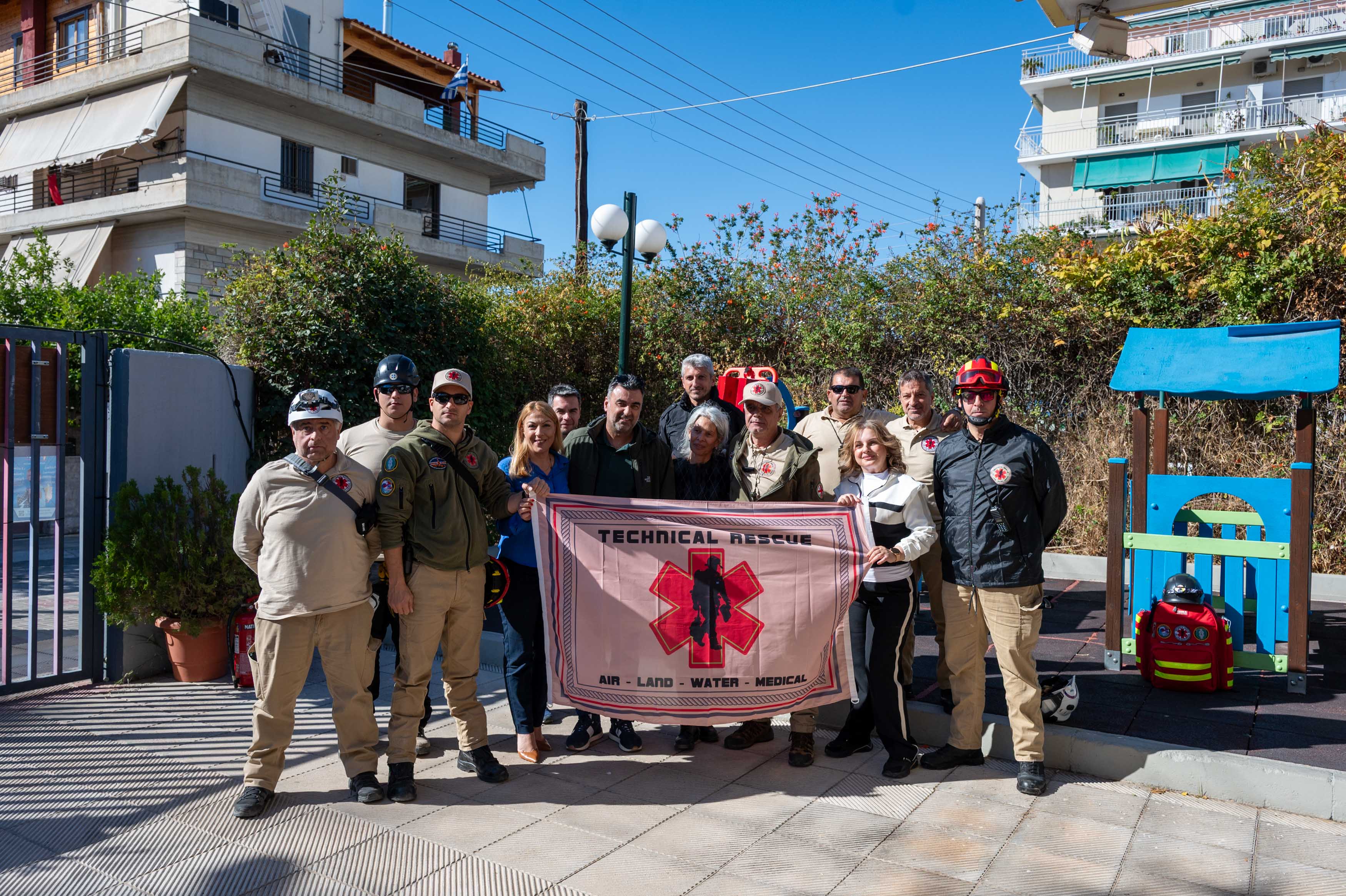 Άσκηση σεισμού σε νηπιαγωγείο