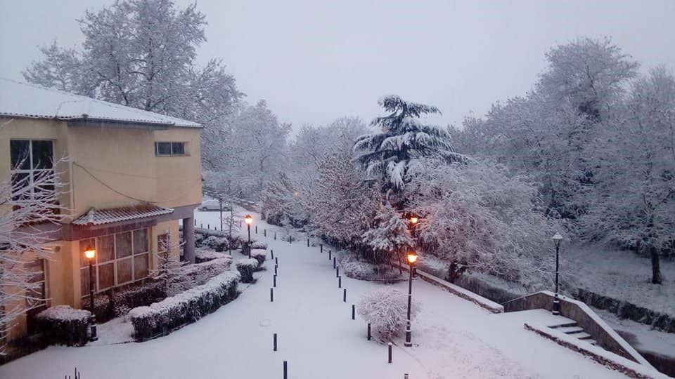 Χιόνι στη Θεσσαλία 