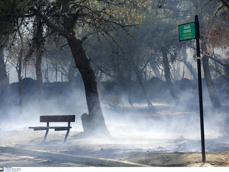 Φωτιά στην Αττική: Κάηκε παιδικός σταθμός – Εκκενώνεται το Αμαλία Φλέμινγκ