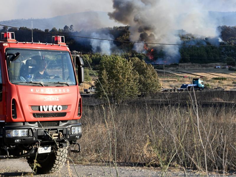 Πυροσβεστική για την φωτιά στην Εύβοια