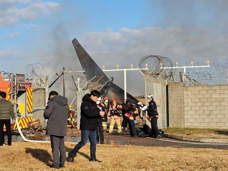 Συντριβή αεροπλάνου στη Νότια Κορέα