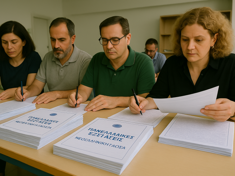Πανελλήνιες 2025: Ολοκληρώνεται η βαθμολόγηση μέχρι την Παρασκευή – Πότε θα ανακοινωθούν οι βαθμολογίες