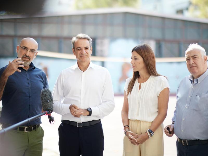Επίσκεψη του Πρωθυπουργού Κυριάκου Μητσοτάκη στο 3ο Γυμνάσιο Ζωγράφου