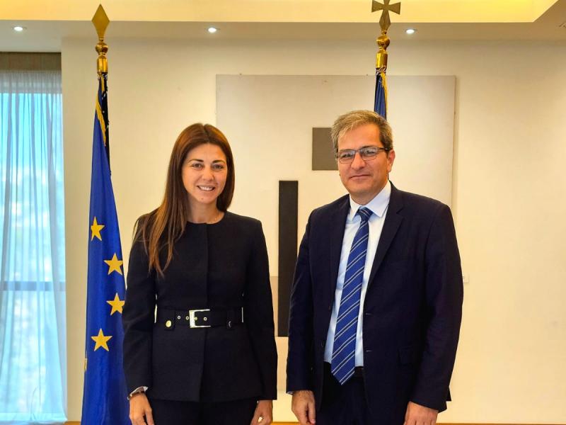 Σοφία Ζαχαράκη: Συνάντηση με τον Πρύτανη του Πανεπιστημίου Δυτικής Μακεδονίας