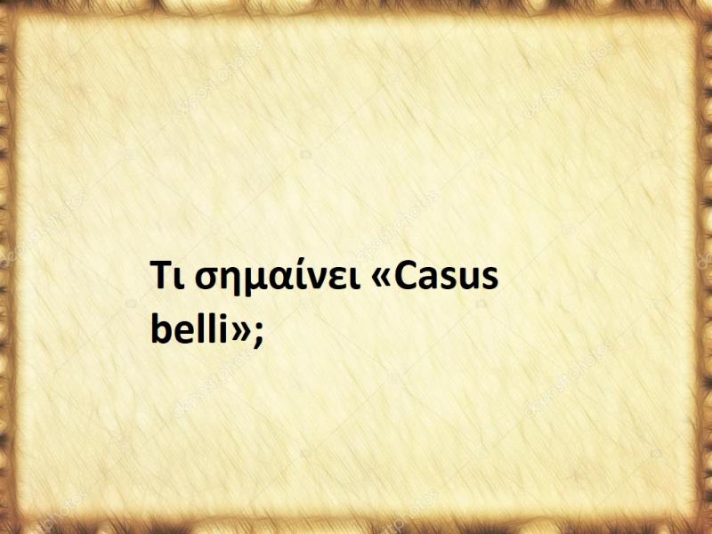 Casus belli