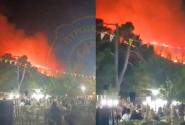 Ζάκυνθος: Οι φλόγες είναι δίπλα τους, αλλά το γλέντι δεν σταματά