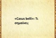 Casus belli