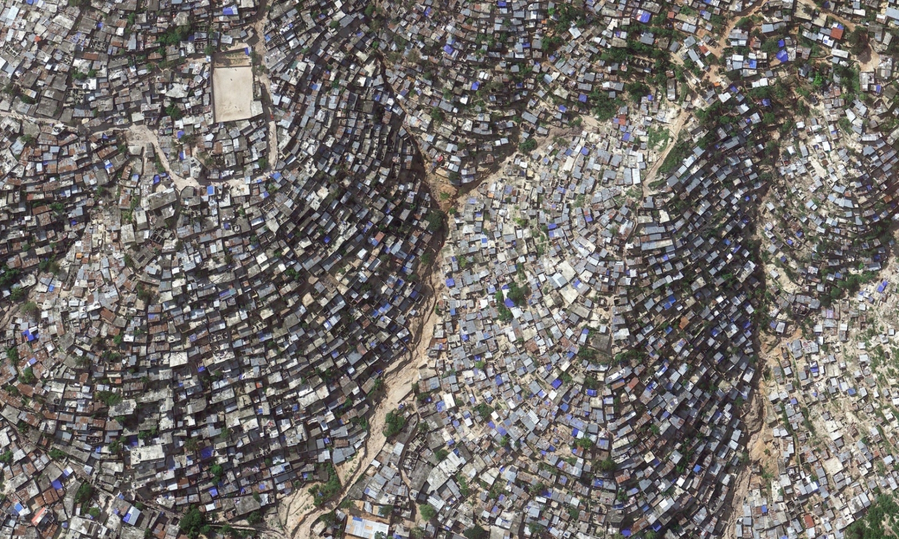 slum Port-au-Prince, Haiti